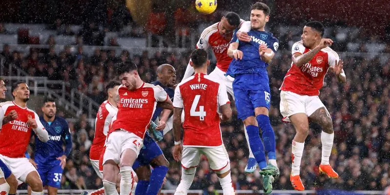 Kết quả thi đấu gần đây của Arsenal vs West Ham tại Premier League