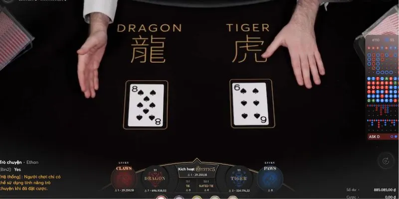 Bí kíp chơi rồng hổ tối ưu chiến thắng